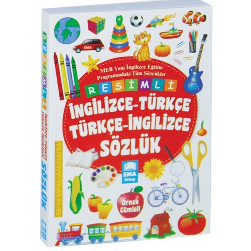 Ema Yayınları Resimli İngilizce-Türkçe:Türkçe-İngilizce Sözlük - Kolektif kitap kapağı