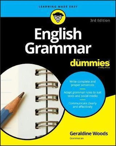English Grammar For Dummies 3rd Edition - Geraldine Woods kitap kapağı