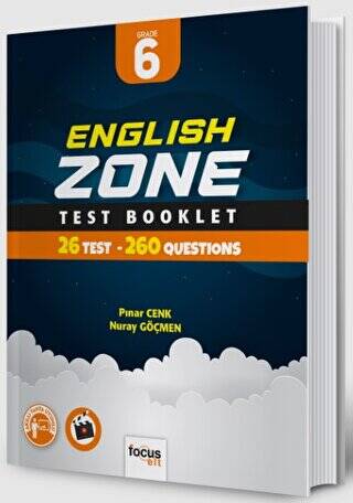 English Zone 6 - Test Booklet - Pınar Cenk kitap kapağı