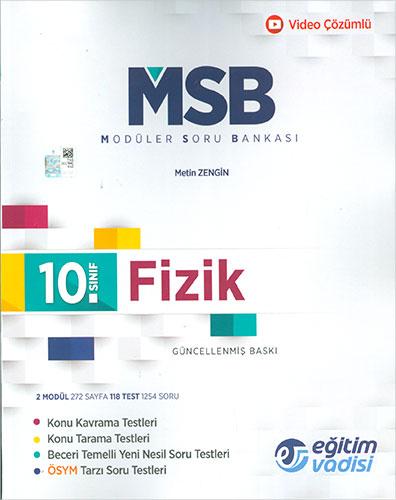 Eğitim Vadisi 10.Sınıf Fizik MSB Modüler Soru Bankası - Resim 1