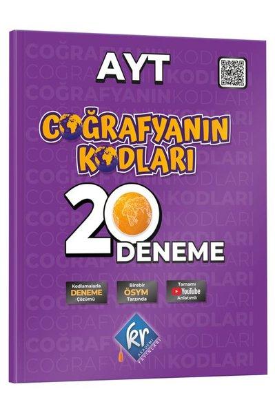 Coğrafyanın Kodları AYT Coğrafya Çözümlü 20 Deneme | KR Akademi (İnce Kapak) - Resim 1