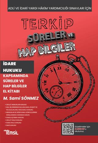 Terkip İdare Hukuku Kapsamında Süreler ve Hap Bilgiler El Kitabı | Temsil Kitap (Ciltsiz) - Resim 1