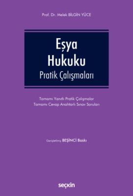 Eşya Hukuku Pratik Çalışmaları - Melek Bilgin Yüce kitap kapağı