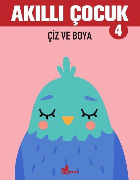Akıllı Çocuk - Çiz ve Boya | Çınar Yayınları (İnce Kapak) - Resim 1