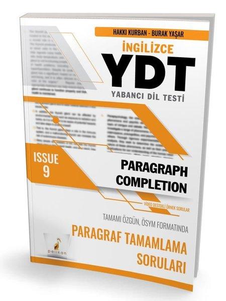 YDT İngilizce Paragraph Completion Issue 9 | Pelikan Yayınları (İnce Kapak) - Resim 1