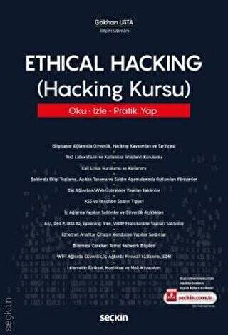 Ethical Hacking-Hacking Kursu - Gökhan Usta kitap kapağı