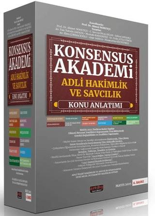 KONSENSUS Akademi Adli Hakim ve Savcılık Sınavı Konu Anlatımı | Savaş Yayınevi (Ciltsiz) - Resim 1