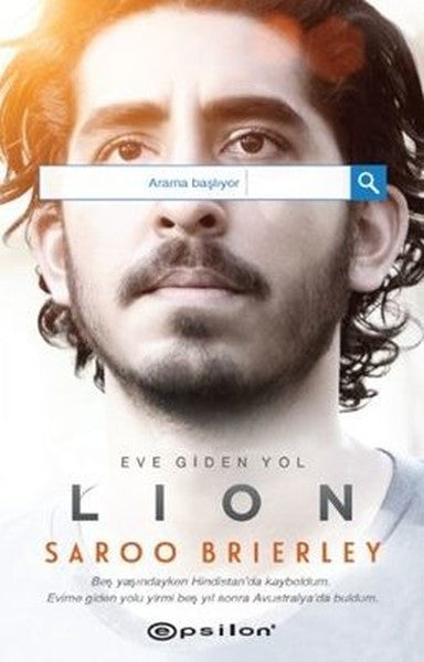 Eve Giden Yol Lion - Saroo Brierley kitap kapağı