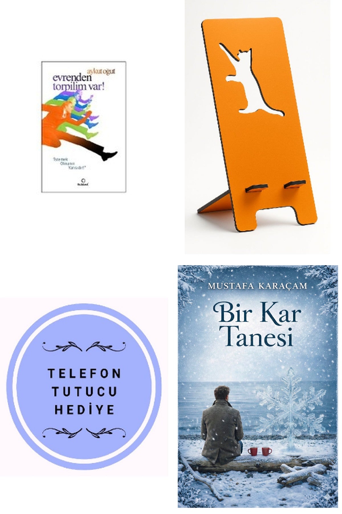 Evrenden Torpilim Var - Aykut Oğut + Telefon Tutucu + Bir Kar Tanesi kitap kapağı