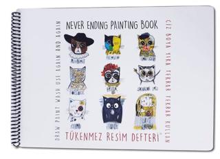 Ressam Kediler Tükenmez Resim Defteri | Akademi Çocuk - Resim 1