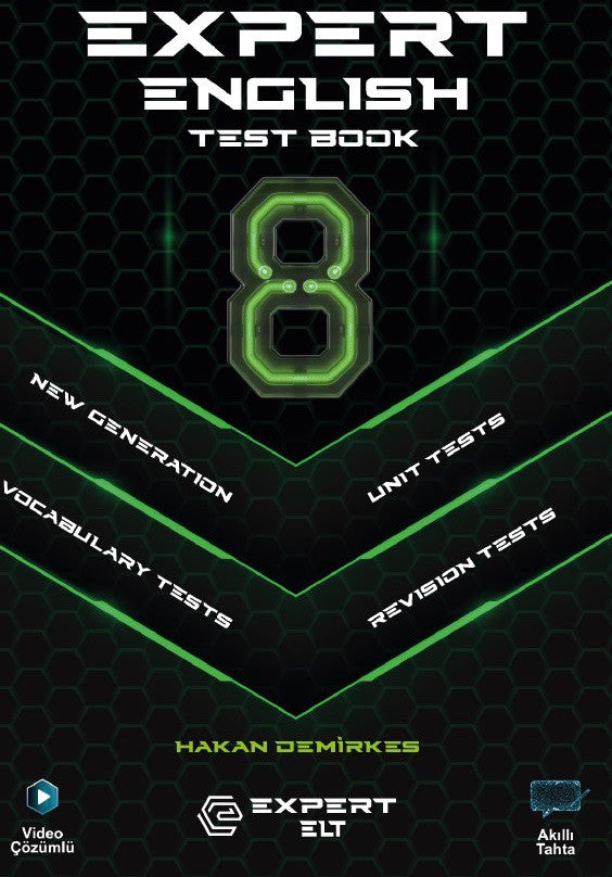 Expert English Test Book Grade 8 kitap kapağı