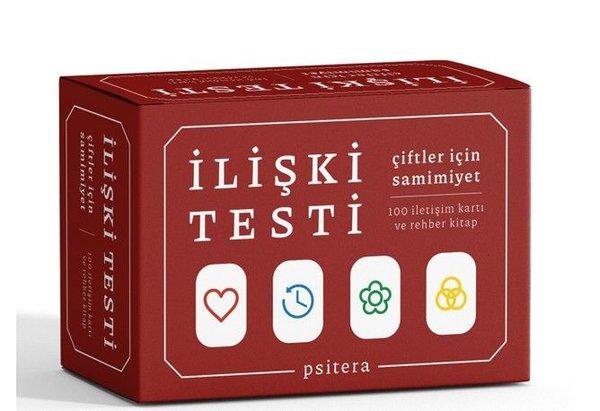 İlişki Testi - Çiftler İçin Samimiyet - 100 İletişim Kartı ve Rehber Kitap | Psitera (İnce Kapak) - Resim 1