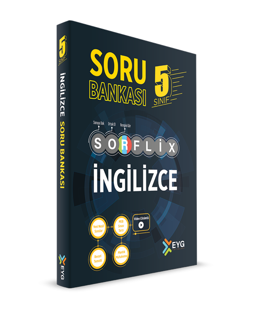 Eyg Yayınları 5. Sınıf İngilizce Sorflix Soru Bankası kitap kapağı