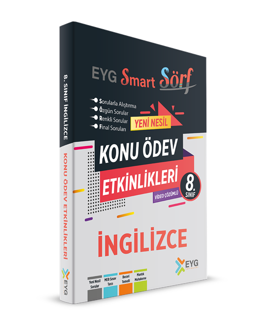 Eyg Yayınları 8. Sınıf İngilizce Sörf Föy kitap kapağı