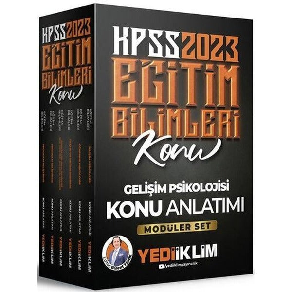 2023 KPSS Eğitim Bilimleri Konu Anlatımlı Modüler Set | Yediiklim Yayınları (Ciltsiz)