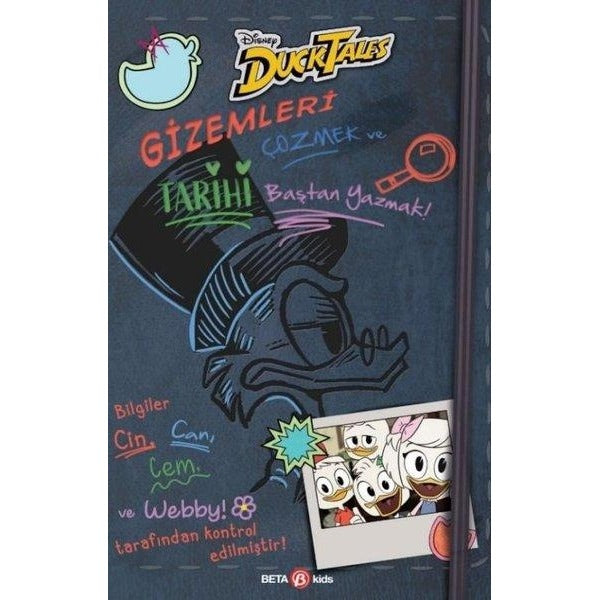 Disney DuckTales - Gizemleri Çözmek ve Tarihi Baştan Yazmak! | Beta Kids (İnce Kapak)