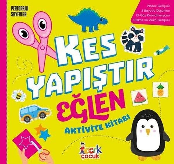 Kes Yapıştır Eğlen Aktivite Kitabı
