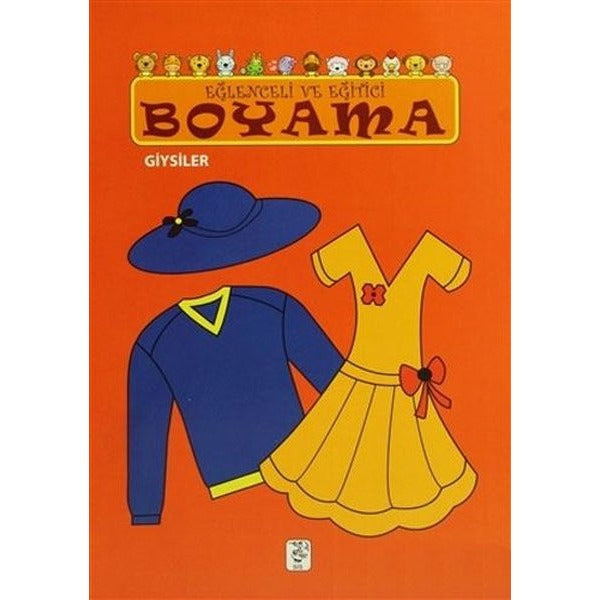 Eğlenceli ve Eğitici Boyama - Giysiler