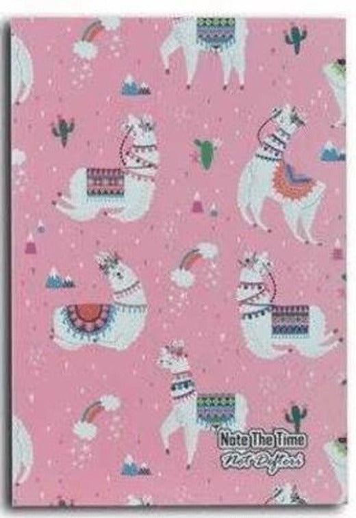 Llama Carnival Patterns Not Defteri | Note The Time