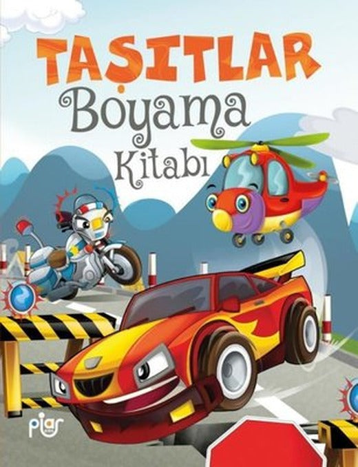 Taşıtlar Boyama Kitabı | Piar Yayınları