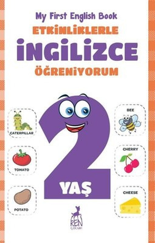 Ekinliklerle İngilizce Öğreniyorum - 2 Yaş | Ren Kitap