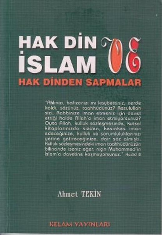 Hak Din İslam ve Hak Dinden Sapmalar | Kelam (İnce Kapak)