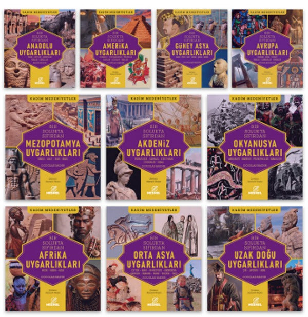 Uygarlıklar Seti - 10 Kitap Takım | Nesnel Yayınları (İnce Kapak )