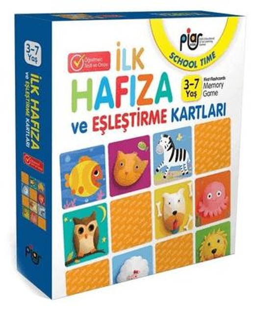 İlk Hafıza ve Eşleştirme Kartları Seti | Piar Kids