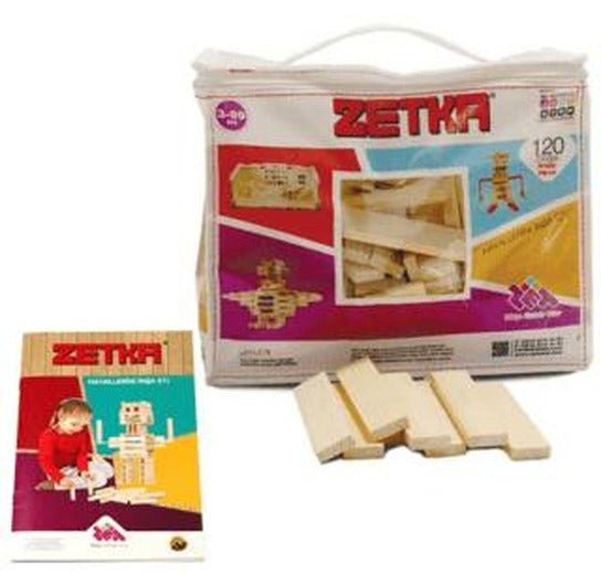 Zetka 120 Doğal Ahşap Parça | Zet Zeka
