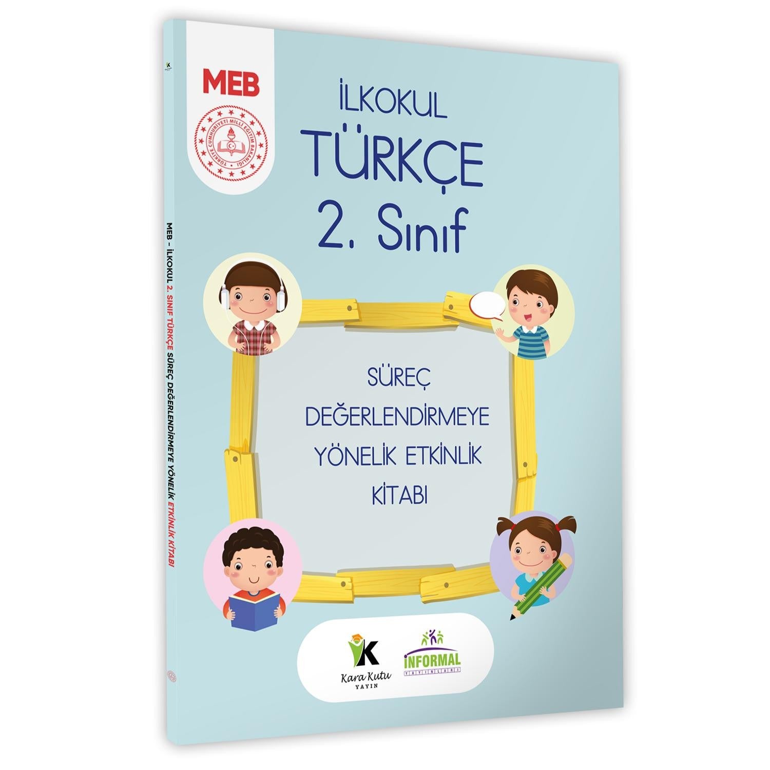 2025 MEB İlkokul 2. Sınıf Türkçe Süreç Değerlendirmeye Yönelik Etkinlik Kitabı