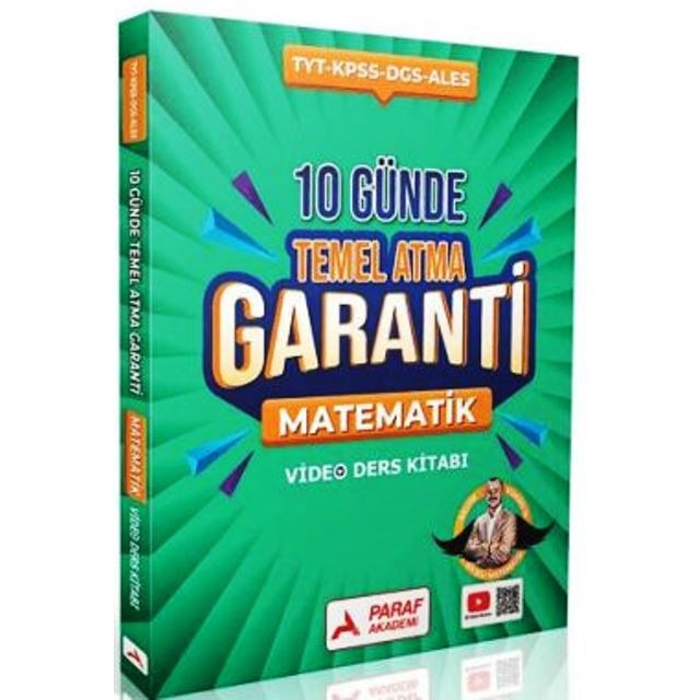 10 Günde Temel Atma Garanti Matematik Video Ders Kitabı