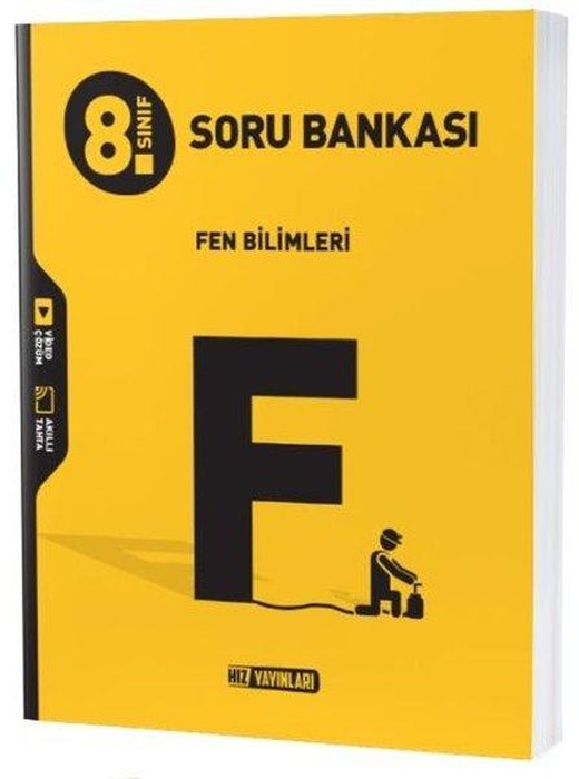 8.Sınıf Fen Bilimleri Soru Bankası | Hız Yayınları (İnce Kapak)