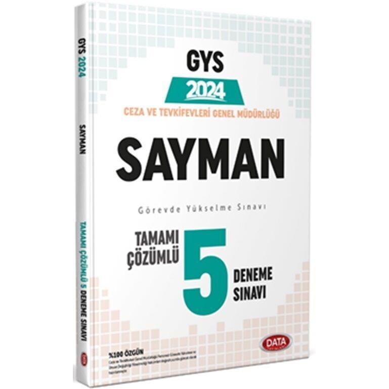 2025 Ceza ve Tevkifevleri Sayman GYS Tamamı Çözümlü 5 Deneme Sınavı