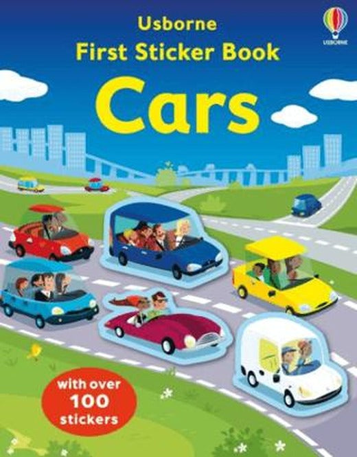 First Sticker Book Cars | Usborne (Ciltsiz)