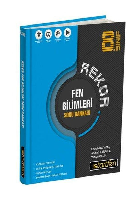 8. Sınıf Fen Bilimleri Rekor Soru Bankası | Startfen Yayınları (İnce Kapak)