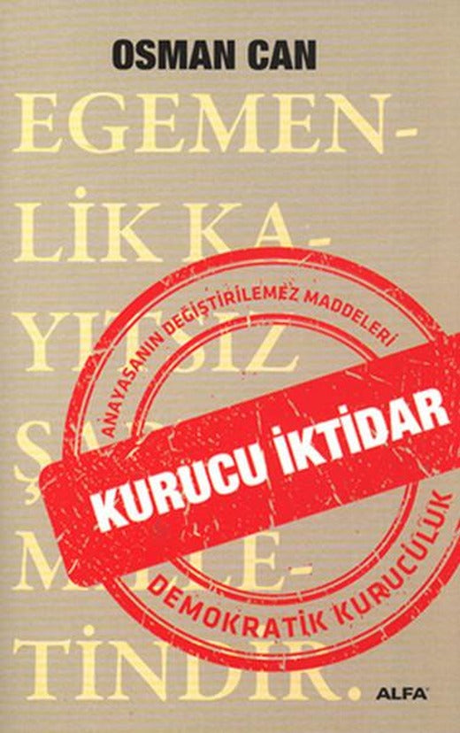 Kurucu İktidar | Alfa Yayıncılık (İnce Kapak)