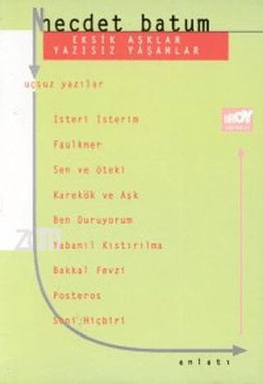 Eksik Aşklar Yazısız Yaşamlar | Broy Yayınları (Ciltsiz)
