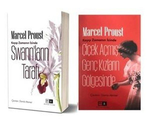 Swann'ların Tarafı - Çiçek Açmış Genç Kızların Gölgesinde Seti - 2 Kitap Takım | MK Mirhan Kitap (İnce Kapak)