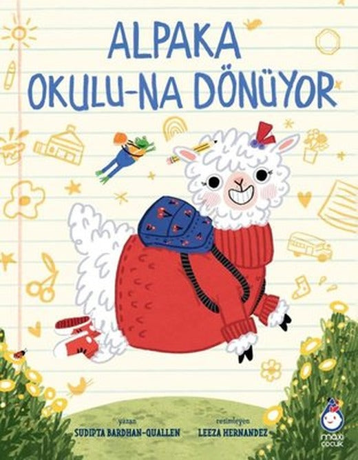 Alpaka Okuluna Dönüyor | Maxi Çocuk (İnce Kapak)