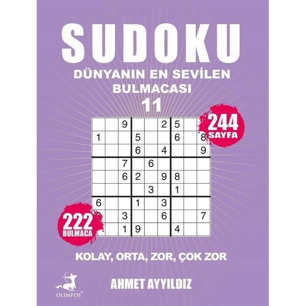 Sudoku - Dünyanın En Sevilen Bulmacası 11 | Olimpos Yayınları