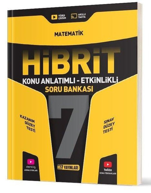 7. Sınıf Hibrit Matematik Soru Bankası | Hız Yayınları (İnce Kapak)