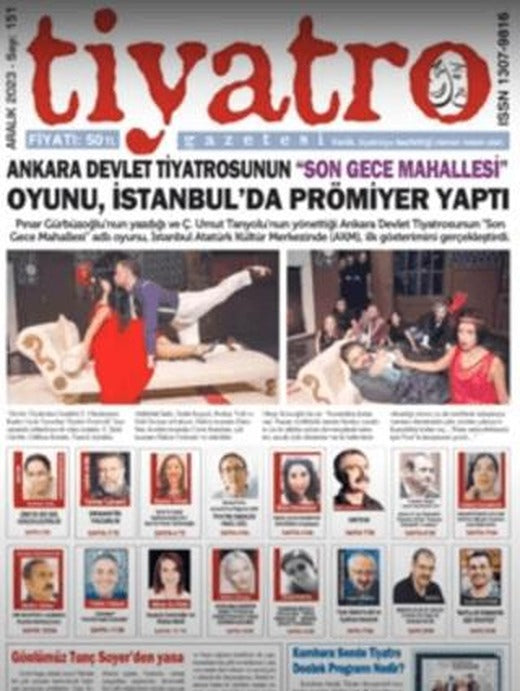 Tiyatro Gazetesi Sayı: 151 - Aralık 2023 | Tiyatro Gazetesi (Ciltsiz)