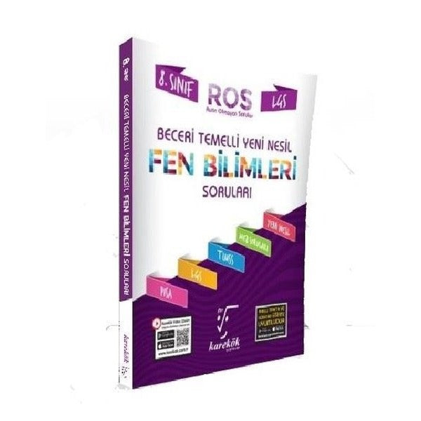 8.Sınıf LGS Ros Fen Bilimleri | Karekök Eğitim Yayın (İnce Kapak)