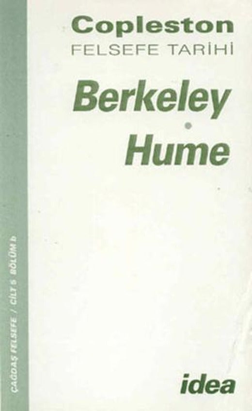 Copleston Felsefe Tarihi Berkeley, Hume Cilt 5 Bölüm B