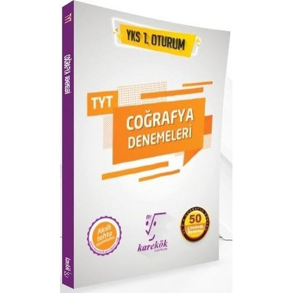 TYT Coğrafya Denemeleri 1.Oturum | Karekök Eğitim Yayın (İnce Kapak)