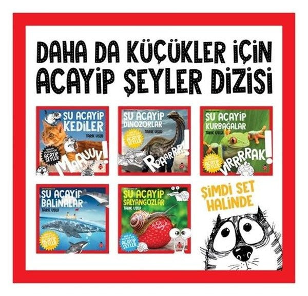 Daha da Küçükler İçin Acayip Şeyler Dizisi Seti - 5 Kitap Takım | Uğurböceği