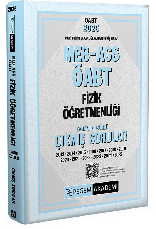 2026 MEB AGS ÖABT Fizik Öğretmenliği Tamamı Çözümlü Çıkmış Sorular