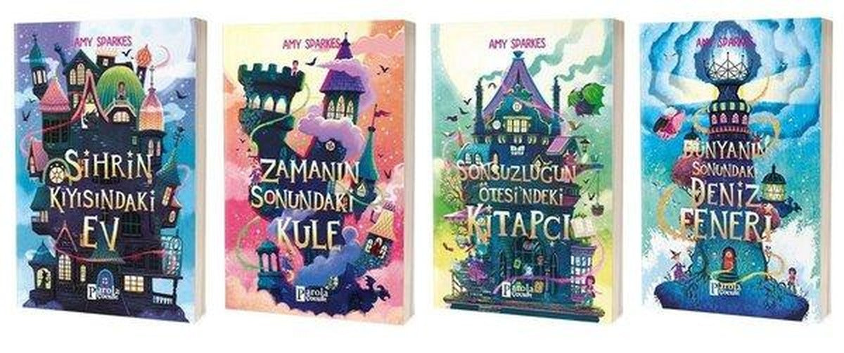 Sihrin Kıyısındaki Ev Serisi Seti - 4 Kitap Takım | Parola Çocuk (İnce Kapak)