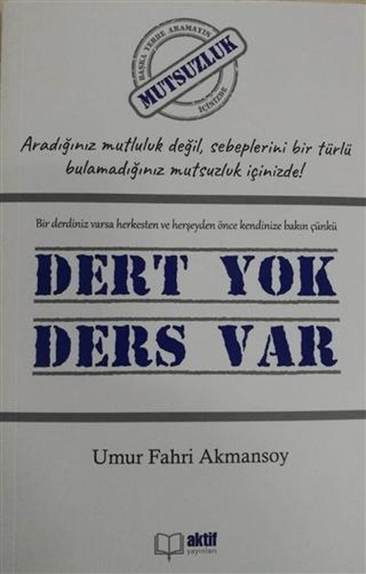 Dert yok Ders Var | Aktif Yayınları (Ciltsiz)