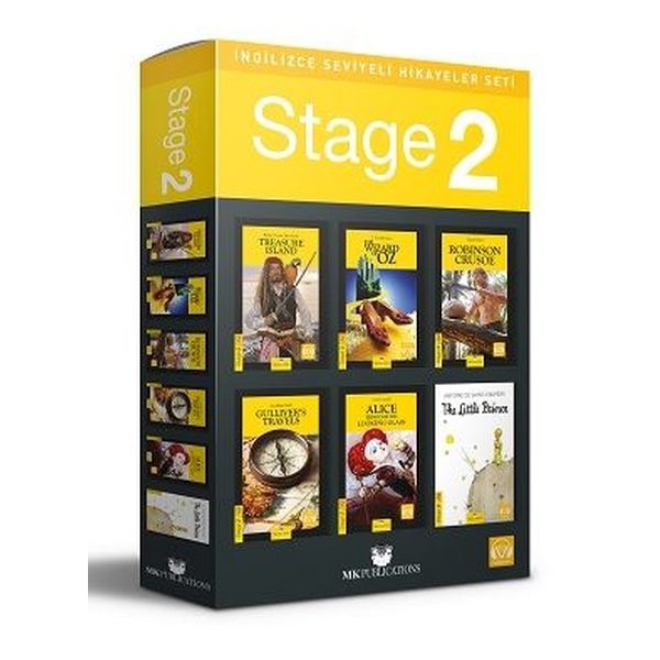 İngilizce Seviyeli Hikayeler Seti - Stage-2 | MK Publications